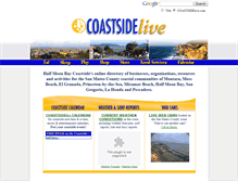 Tablet Screenshot of coastsidelive.com